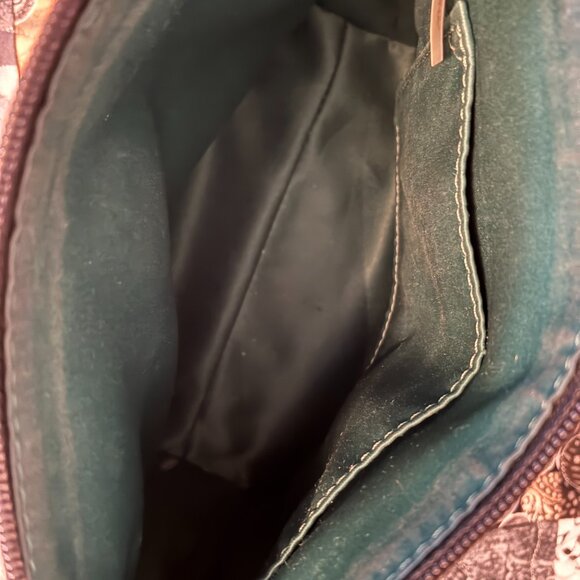 Coach - Black Leather Crossbody Purse -EUC - Picture 11 of 14